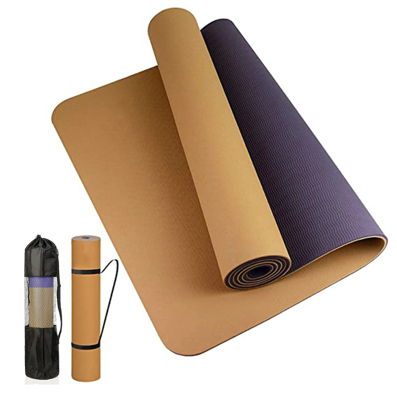 FitMamaSphere Premium Yoga Mat with Mat Strap