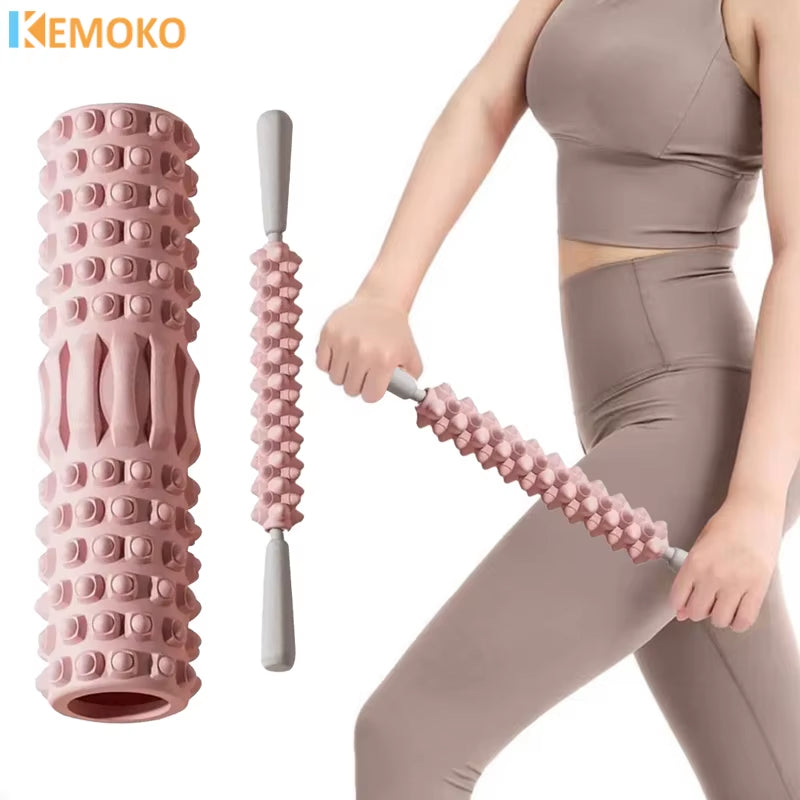 Gym Fitness Yoga Foam Roller Pilates Yoga Exercise Back Muscle Massage Roller Stretching Exercise Yoga Fitness Training Roller